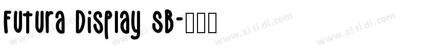 Futura Display SB字体转换